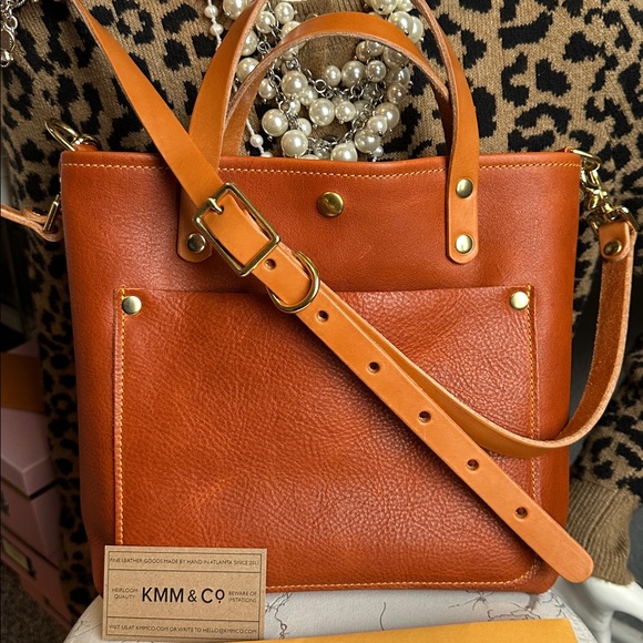 KMM &Co pumpkin bulldog, mini travel tote NEW - Picture 1 of 10